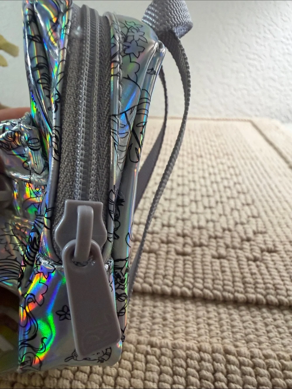 Disney The Little Mermaid Ariel Iridescent Holographic Mini Backpack Keychain